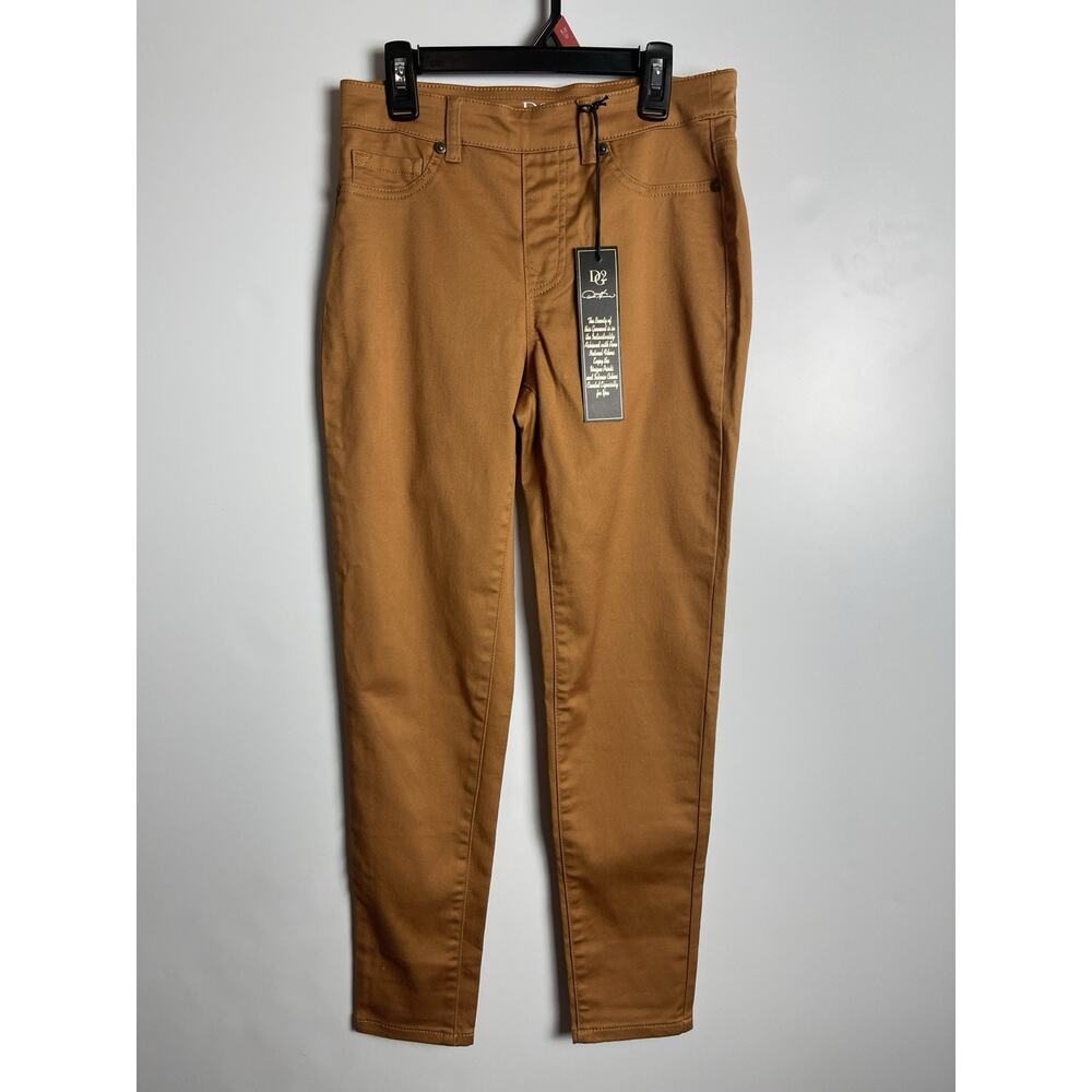 DG2 By Diane Gilman Stretch Jeggings Petite Jean Pants Camel Brown Size PXS